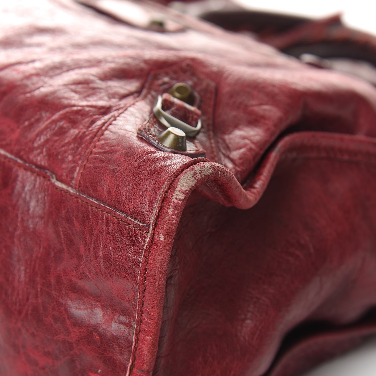 Balenciaga Agneau Classic Hardware City Bordeaux 11 of 16