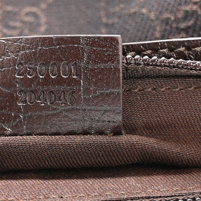 Gucci Monogram Boat Pochette Dark Brown 9 of 13