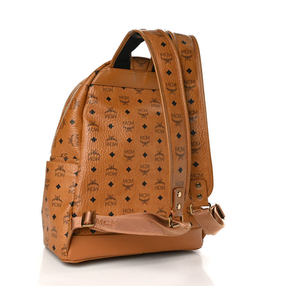MCM Visetos Large Stark Backpack Cognac 3 of 7