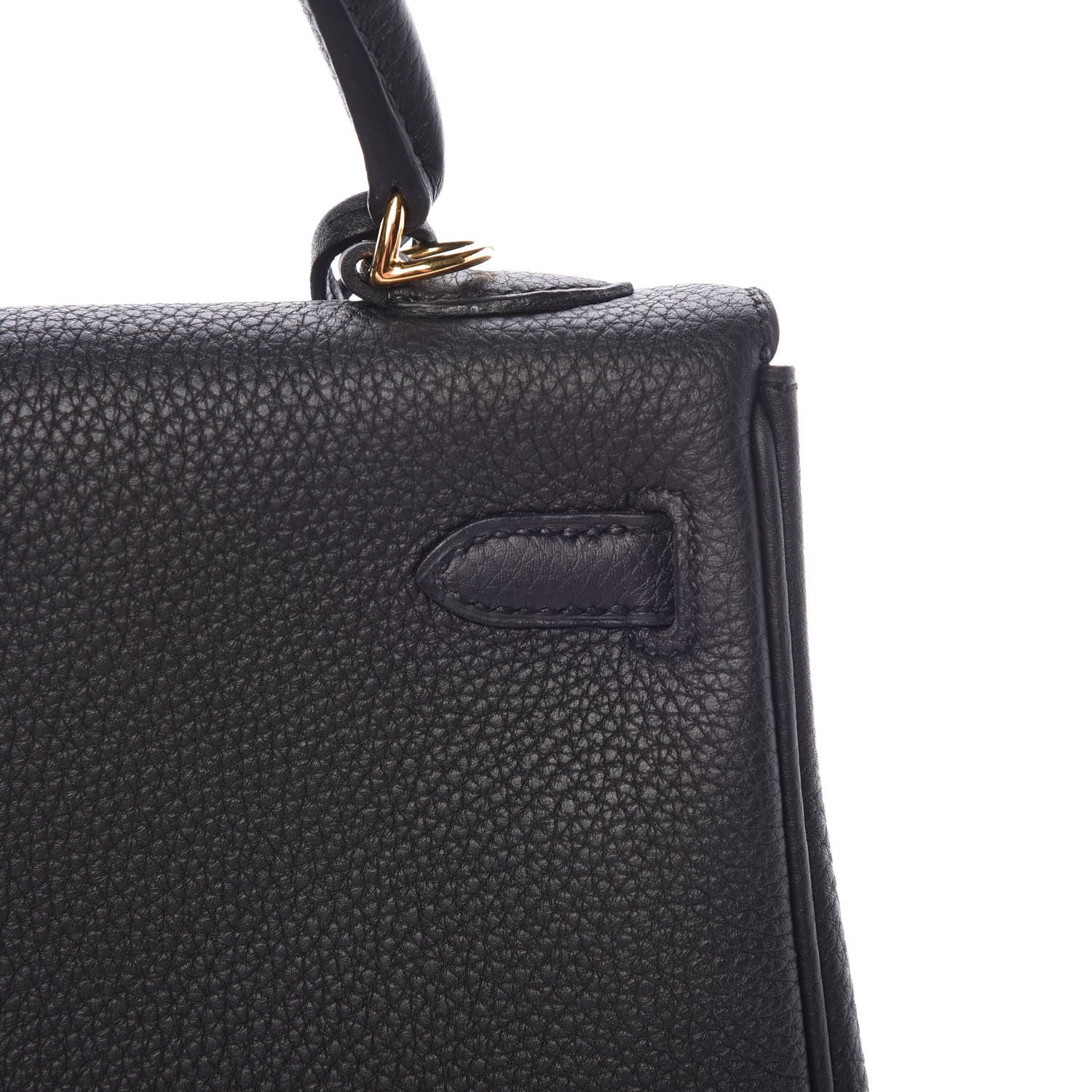 Hermes Togo Kelly Retourne 25 Black 15 of 64