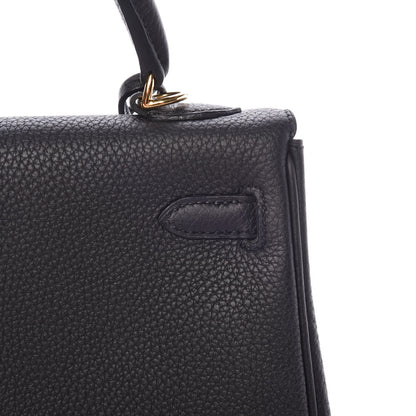 Hermes Togo Kelly Retourne 25 Black 15 of 64