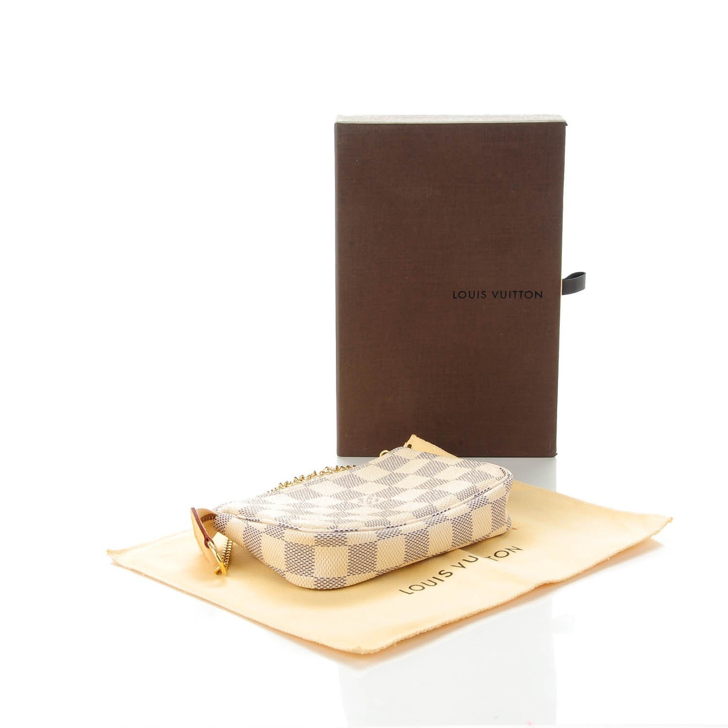 Louis Vuitton Damier Azur Mini Pochette Accessories 3 of 6