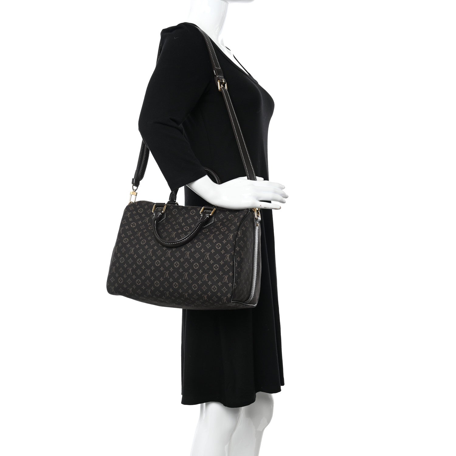 Louis Vuitton Monogram Idylle Speedy Bandouliere 30 Fusain 2 of 8