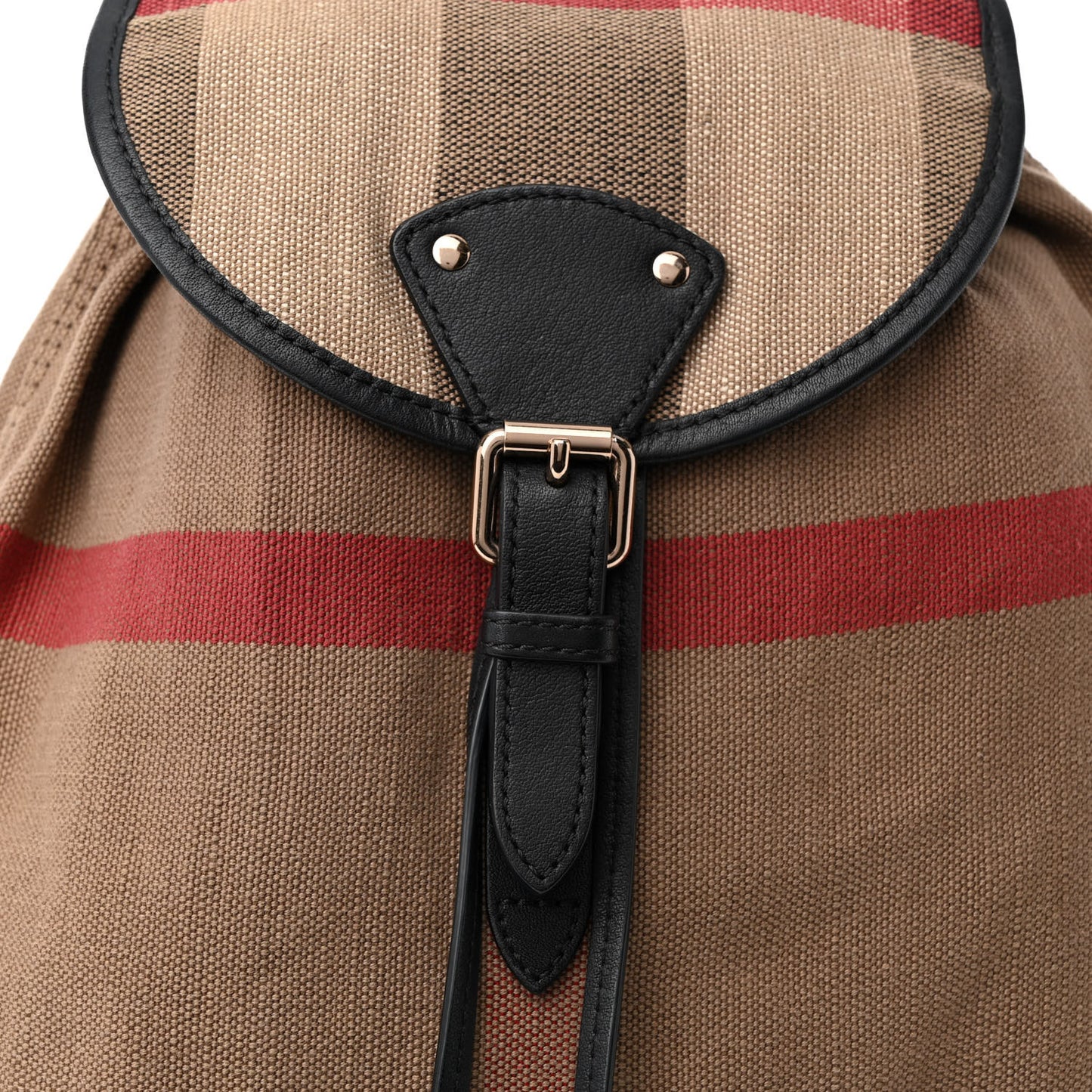 Overdyed Canvas Mega Check Medium Chiltern Backpack Black