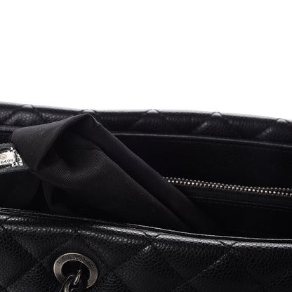 Chanel Caviar Quilted City Shopping Tote Black 8 of 9