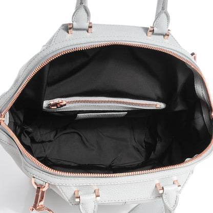 Alexander Wang Pebbled Calfskin Small Emile Mercury With Rose Gold Hardware 7 of 7