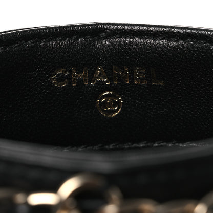 Chanel Lambskin Tech Me Out Clutch With Chain Black 6 of 11