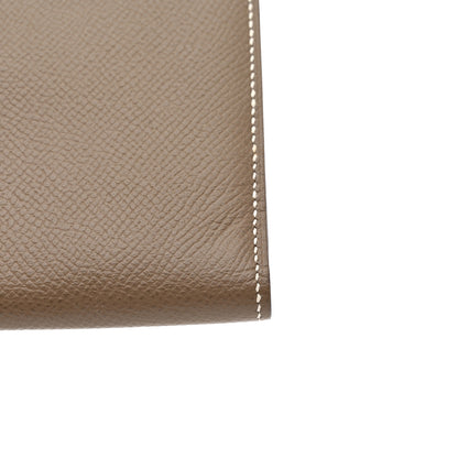 Hermes Epsom Bearn Gusset Wallet Etoupe 8 of 8