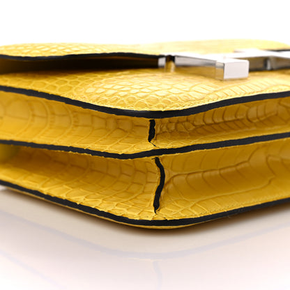 Hermes Matte Alligator Constance 24 Mimosa 8 of 12