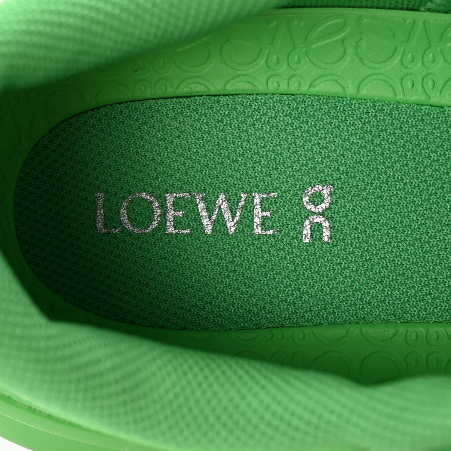 Loewe X ON Canvas Mesh Mens Cloudventure Sneakers 8 Grass Green 8 of 9