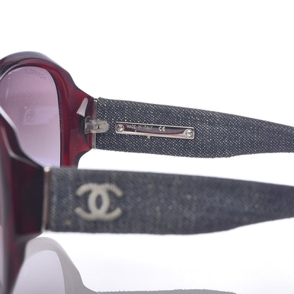 Chanel Denim CC Sunglasses 5163 Red 6 of 7