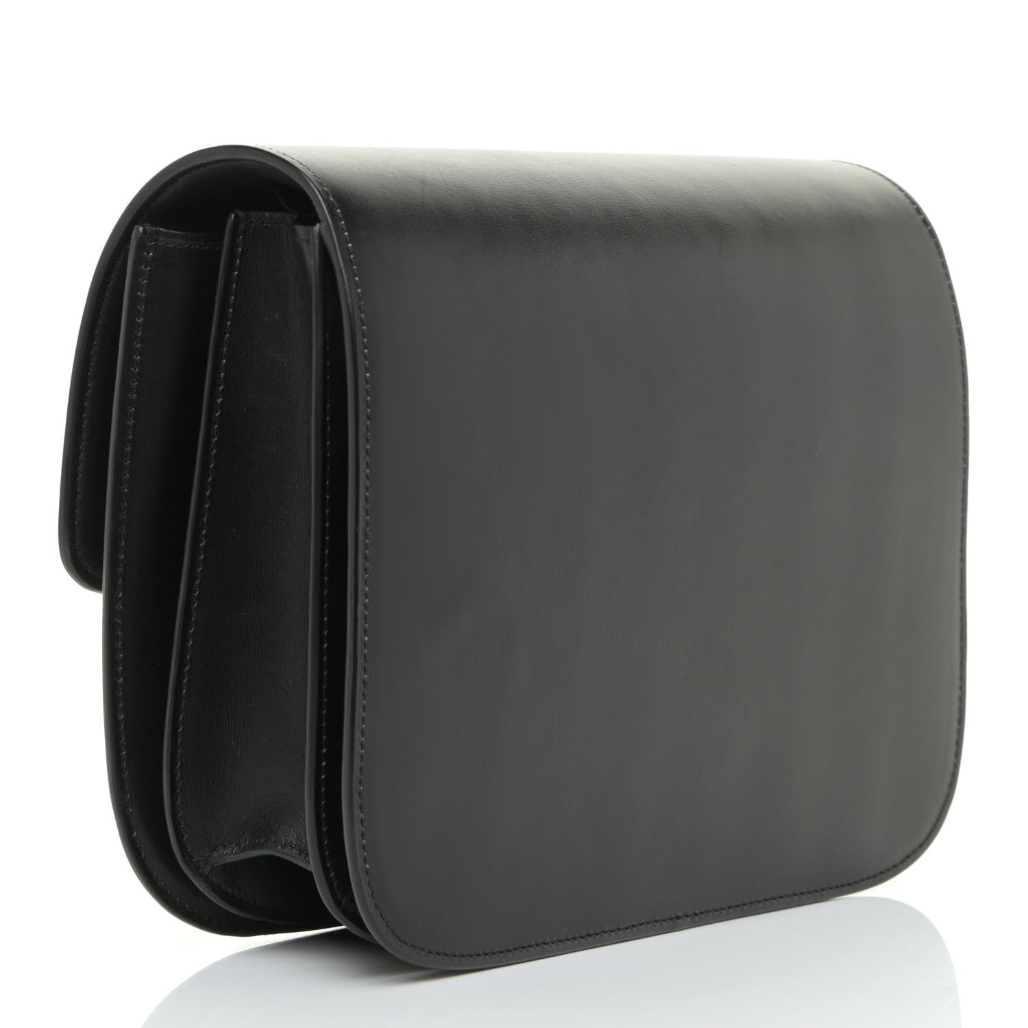 Celine Box Calfskin Medium Classic Box Flap Bag Black 2 of 14