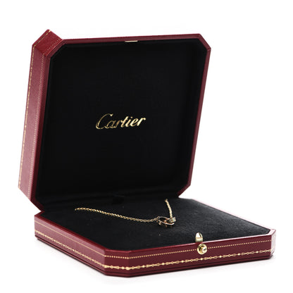 Cartier 18K Yellow Gold Interlocking LOVE Necklace 7 of 7