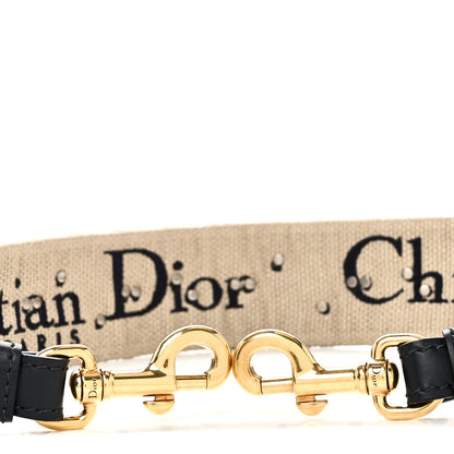 Christian Dior Oblique Studded Shoulder Strap Blue 4 of 4