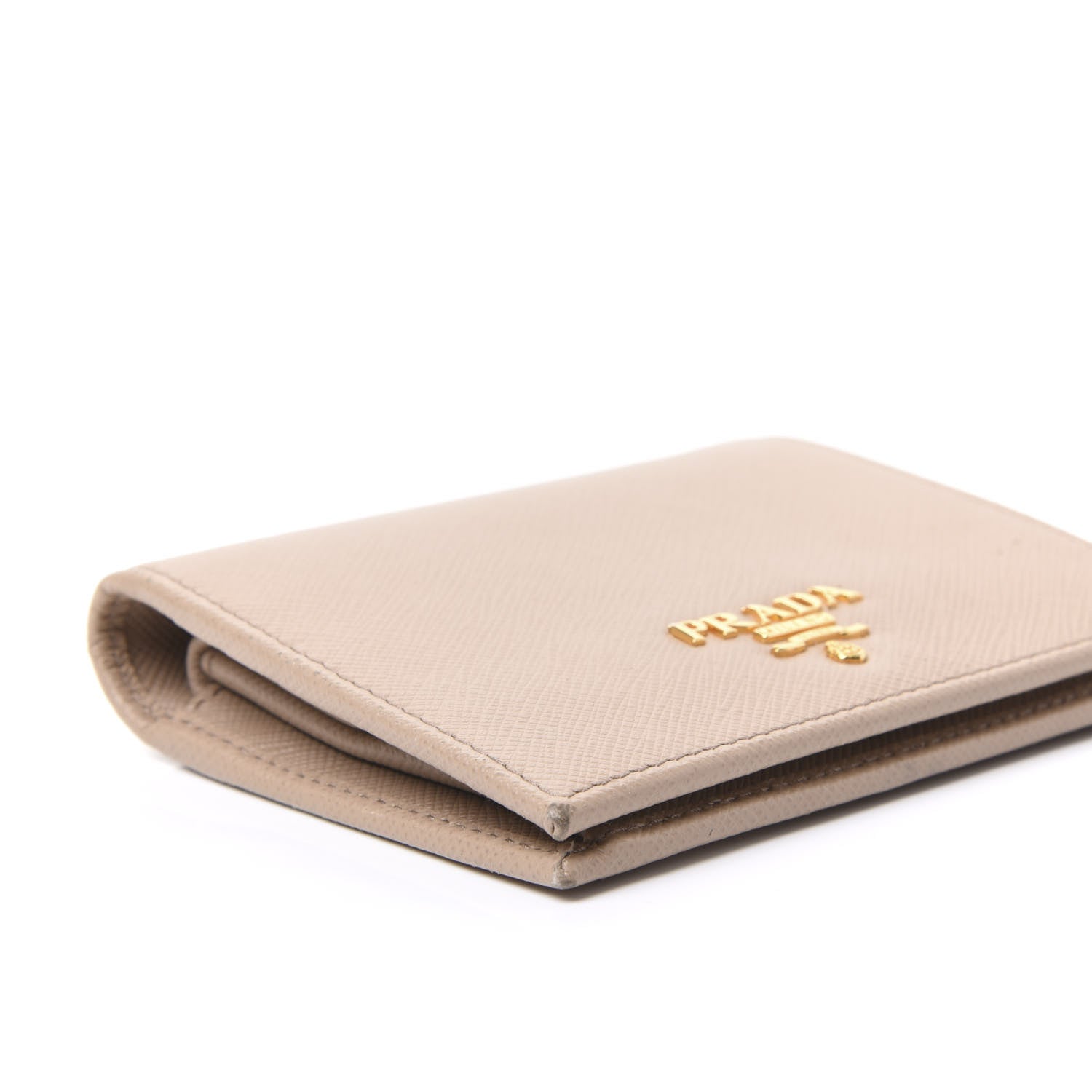 Prada Saffiano Metal Bi-Fold Wallet Cammeo 5 of 9