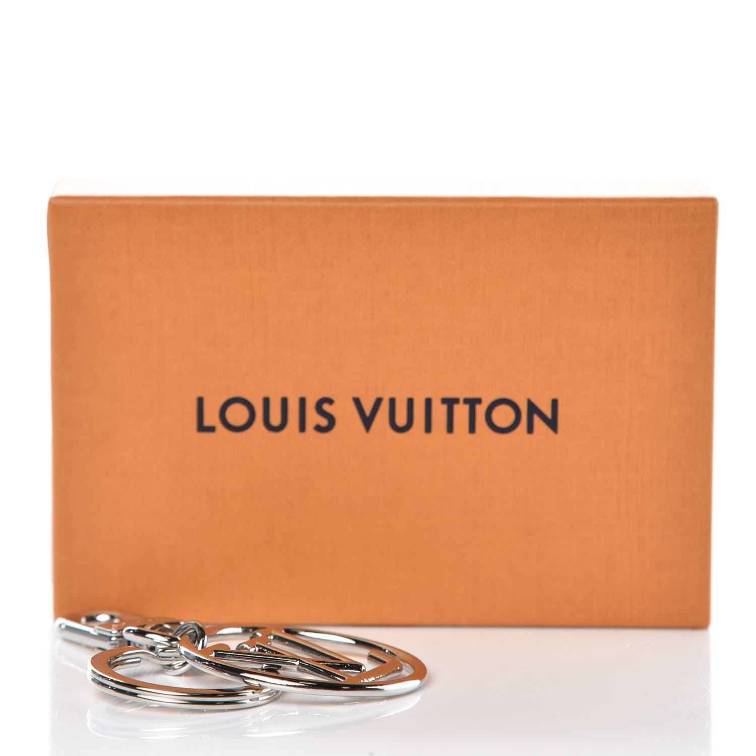 Louis Vuitton LV Circle Bag Charm Key Holder Silver 4 of 4