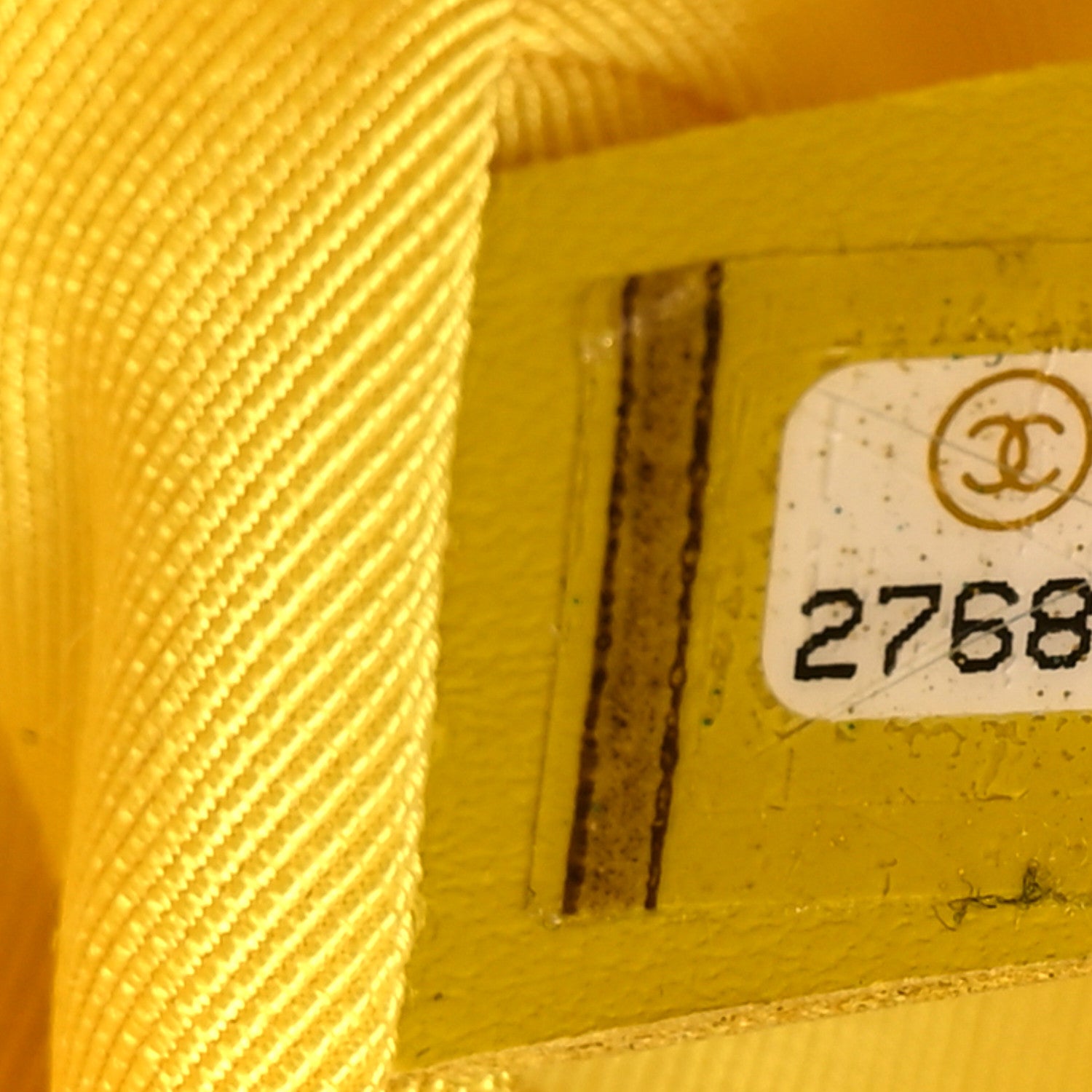 Chanel Lambskin Quilted Waist Belt Bag Yellow 10 of 14