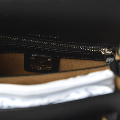 MCM Calfskin Studded Mini Patricia Crossbody Black 8 of 10