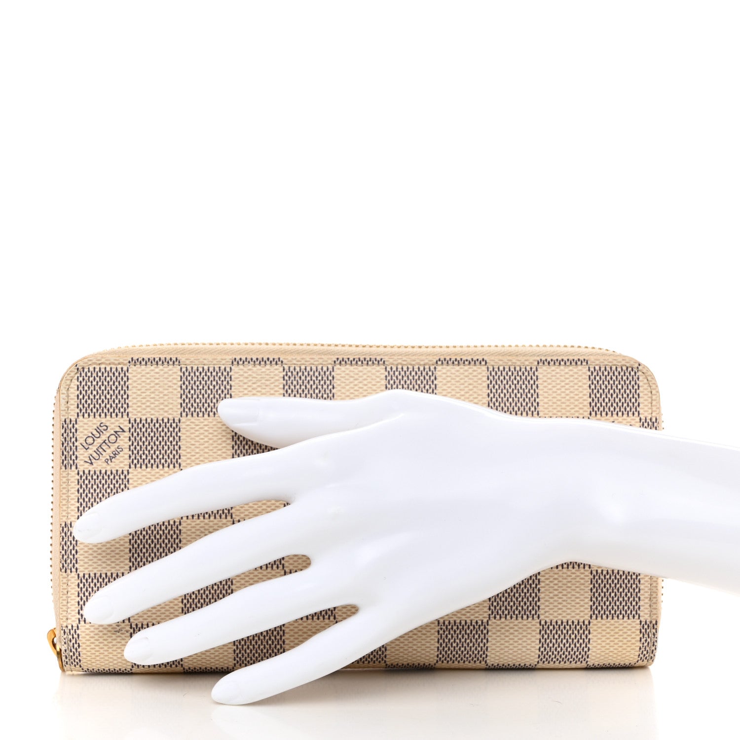 Louis Vuitton Damier Azur Zippy Wallet 2 of 12