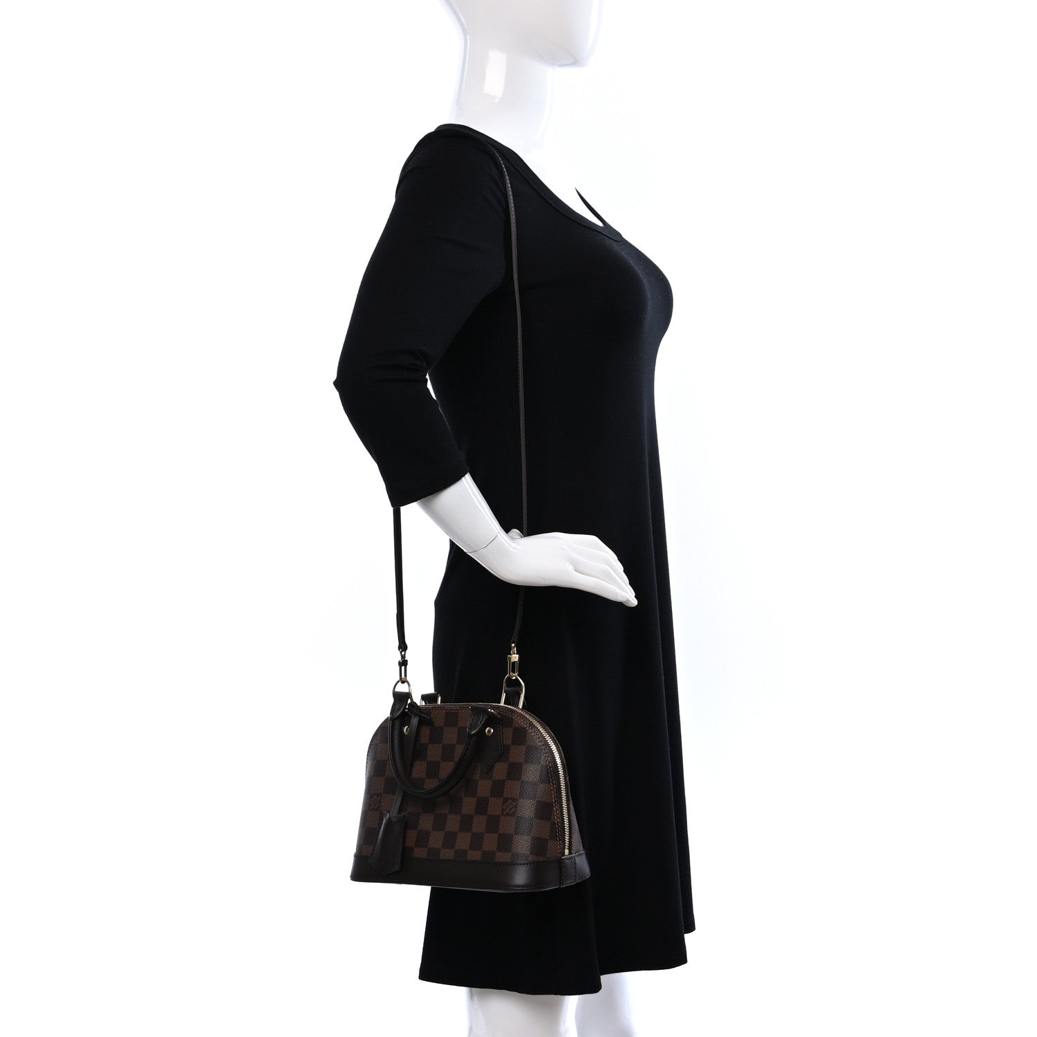 Louis Vuitton Damier Ebene Alma BB 2 of 10