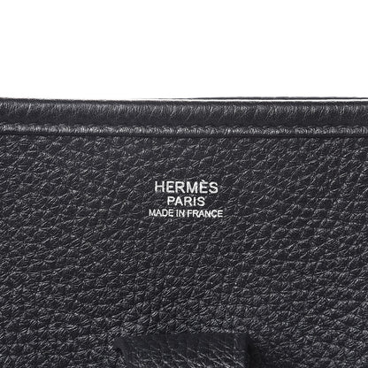 Hermes Taurillon Clemence Evelyne III GM Black 6 of 8