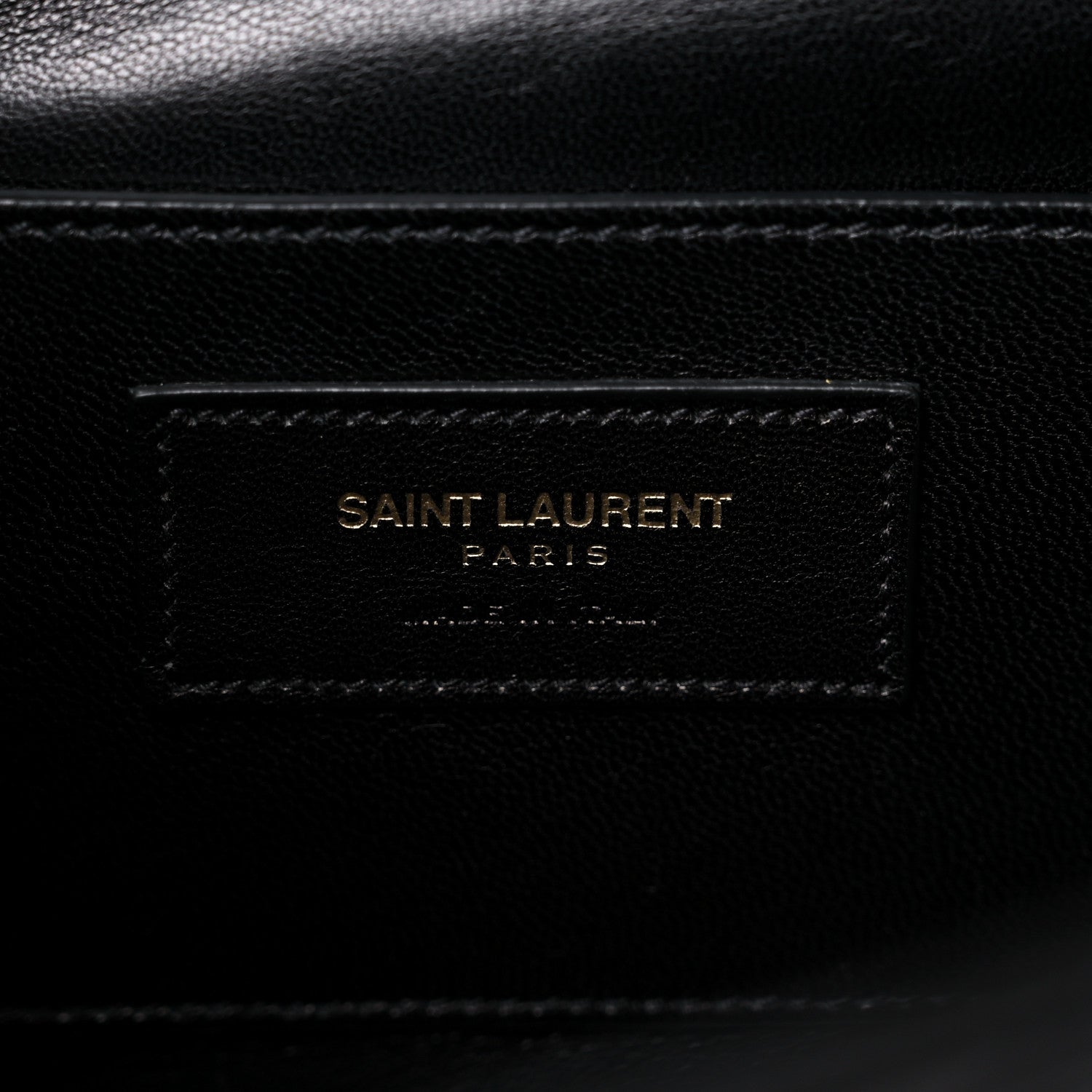 Saint Laurent Grain De Poudre Matelasse Chevron Medium Monogram Satchel Black 7 of 14