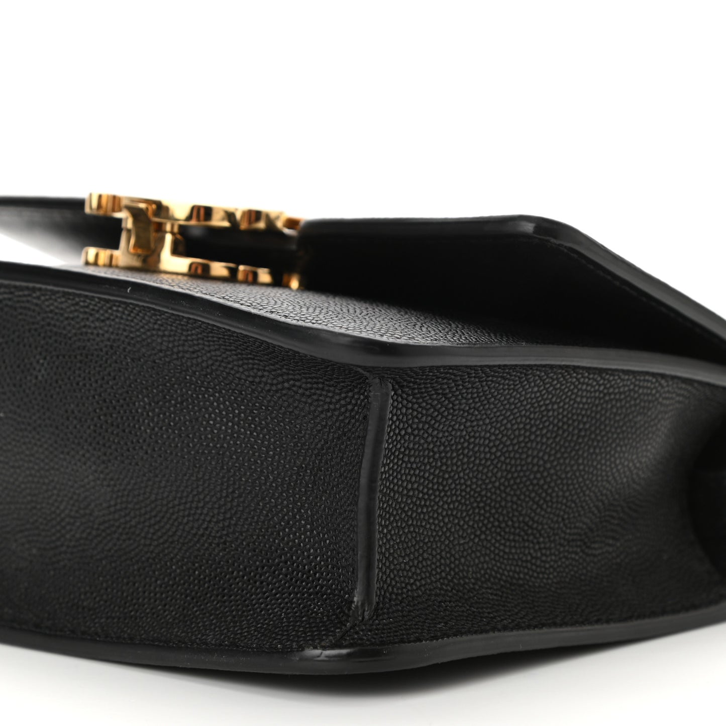 Grained Calfskin Mini TB Bag Black