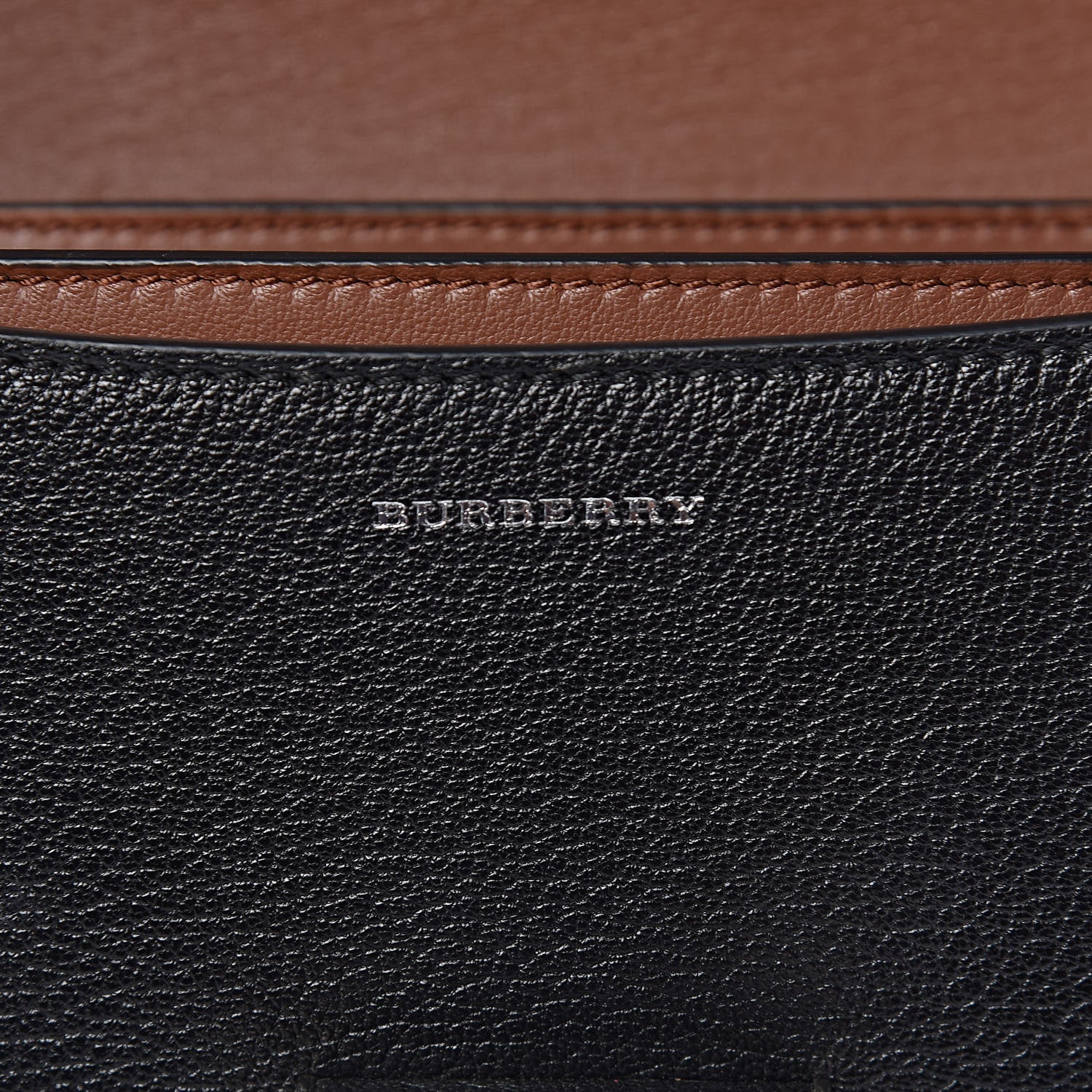 Burberry Calfskin Small D-Ring Bag Tan Black 6 of 10