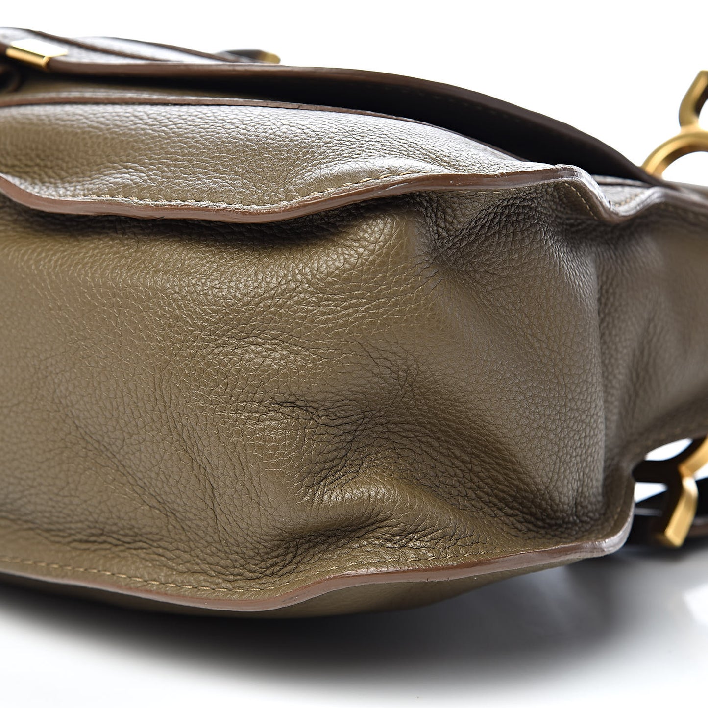 Calfskin Medium Marcie Satchel Anchor Grey