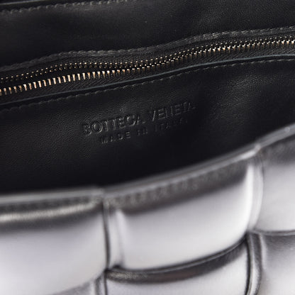 Bottega Veneta Paper Calfskin Maxi Intreccio Padded Cassette Crossbody Bag Black 7 of 9