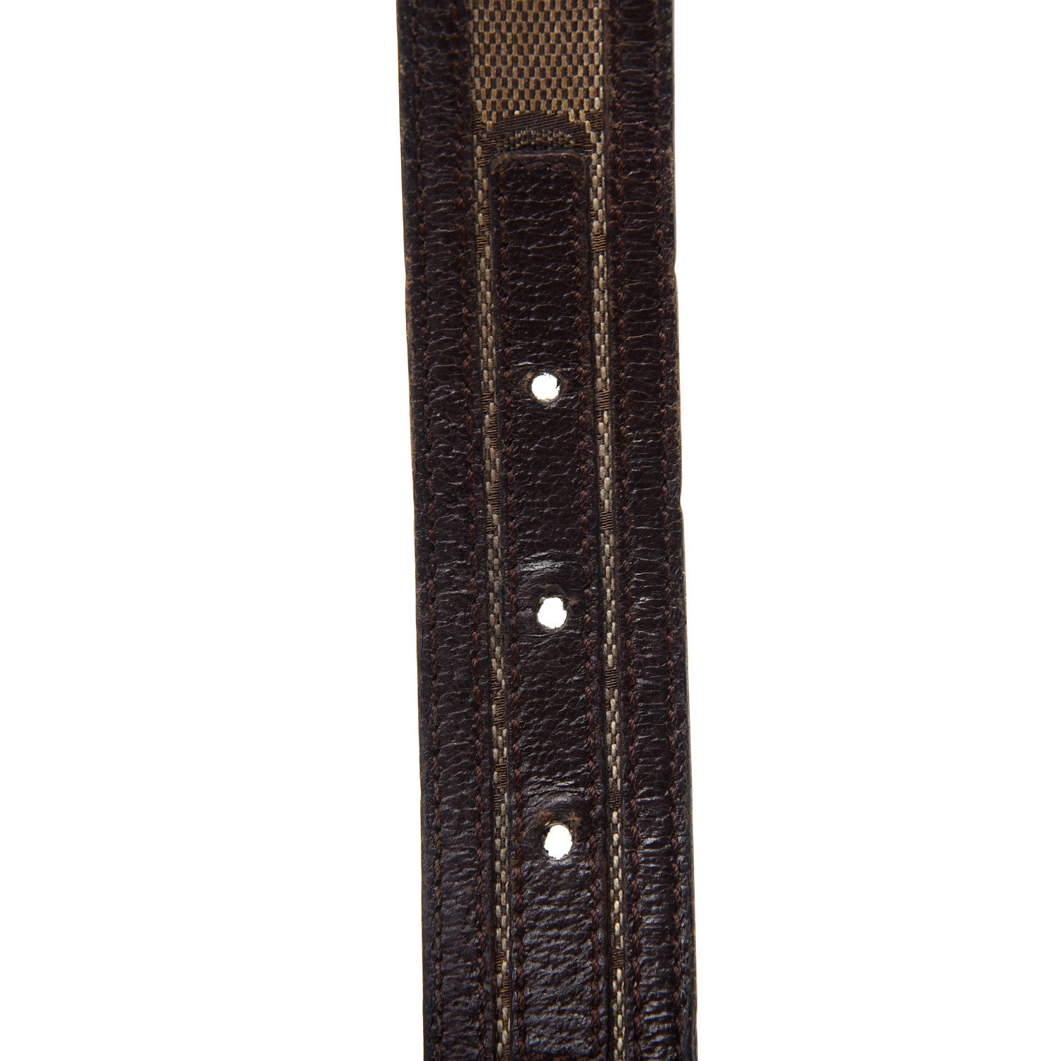 Gucci Monogram Interlocking G Belt 85 34 Dark Brown 4 of 5
