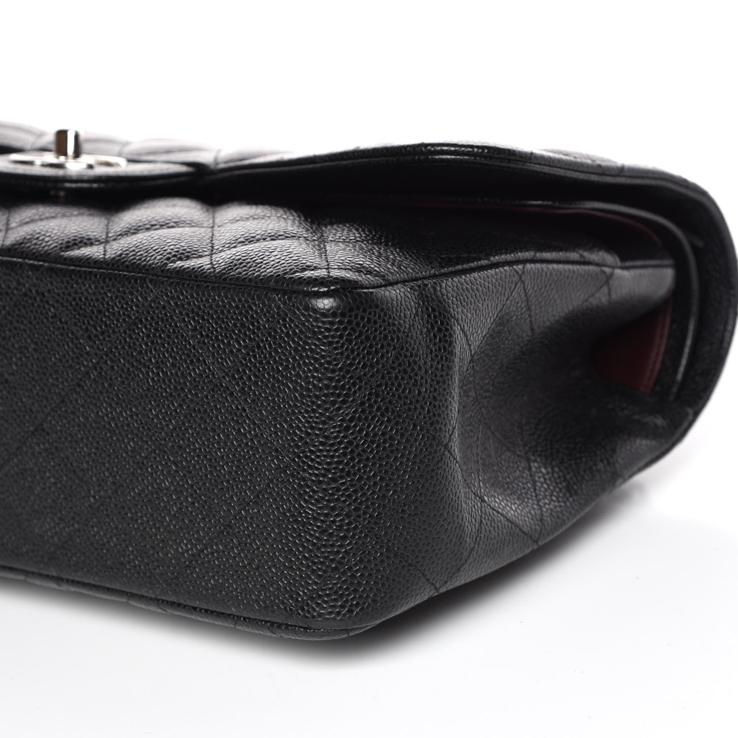 Chanel Caviar Quilted Jumbo Double Flap Black 6 of 9