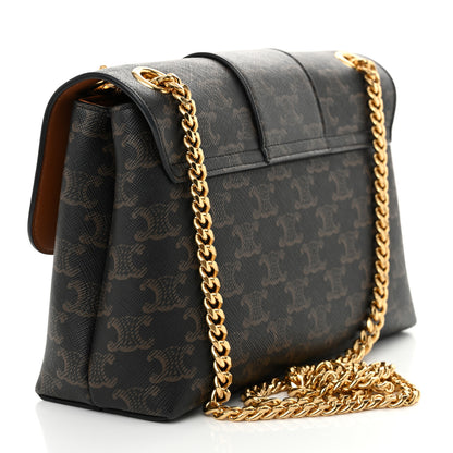 Celine Triomphe Canvas Medium Victoire Tan 3 of 11