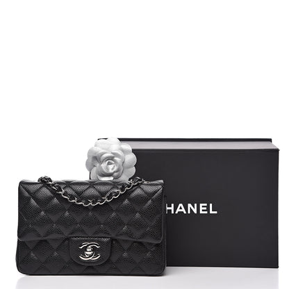 Chanel Caviar Quilted Mini Rectangular Flap Black 12 of 12
