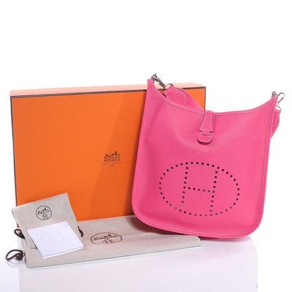 Hermes Epsom Evelyne III PM Rose Tyrien 8 of 8