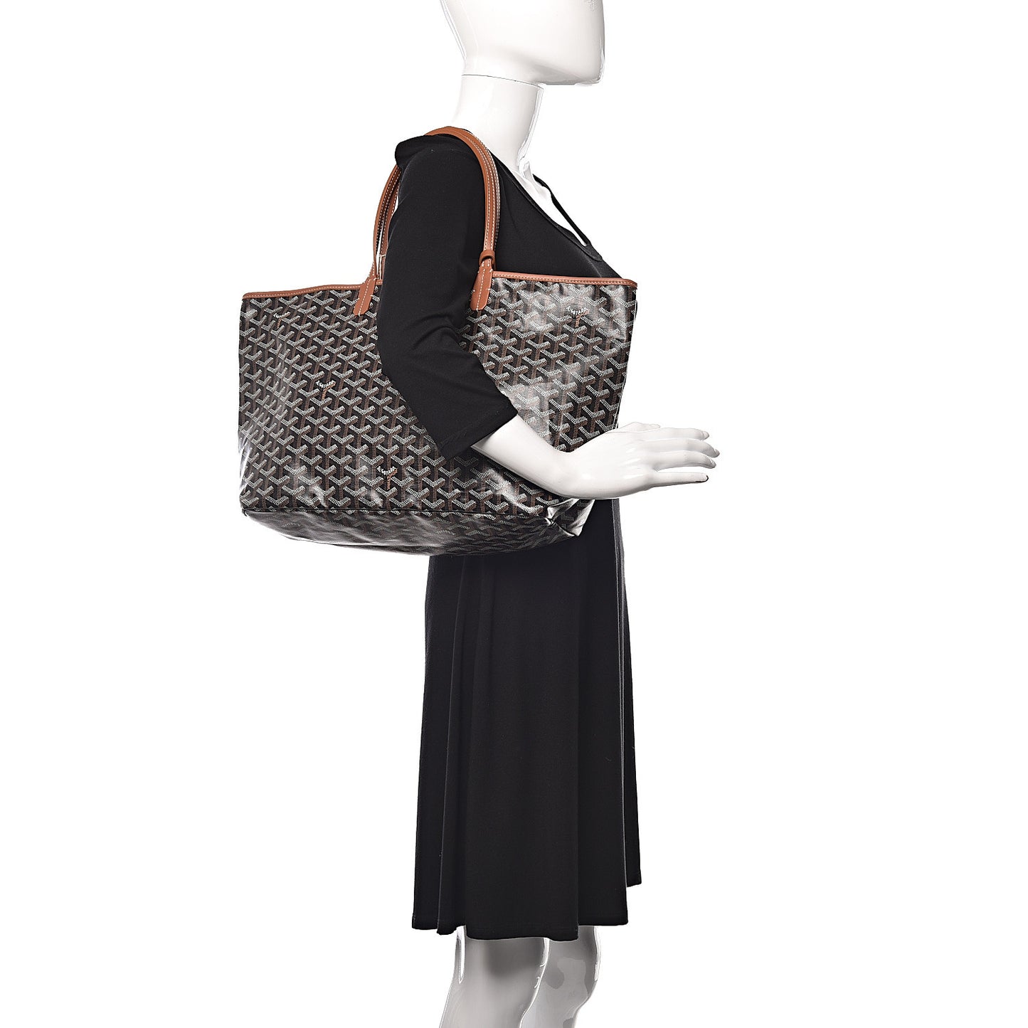 Goyardine Saint Louis PM Black Gold