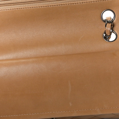 Chanel Lambskin Quilted Medium Double Flap Beige 8 of 10