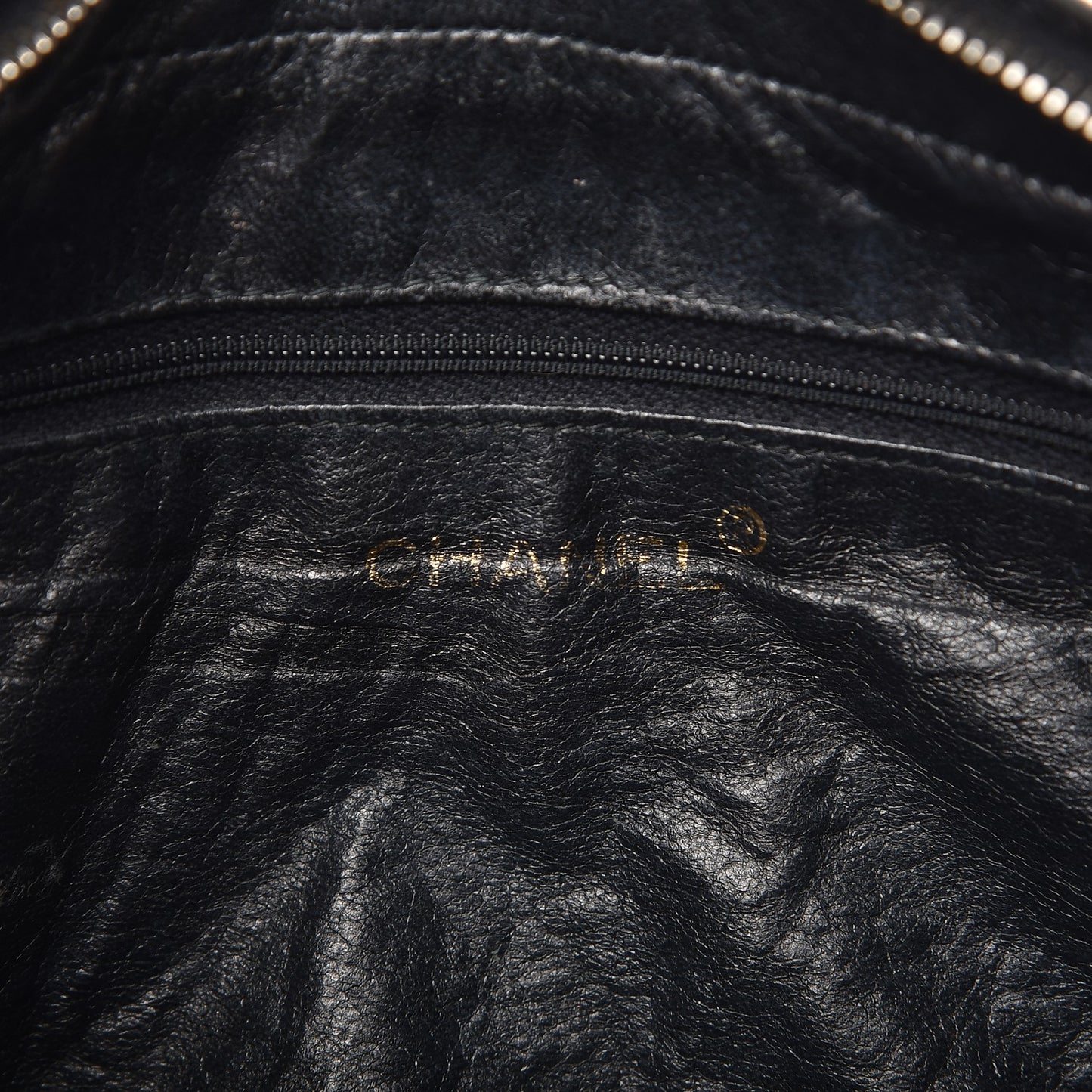 Caviar Quilted Camera Case Black