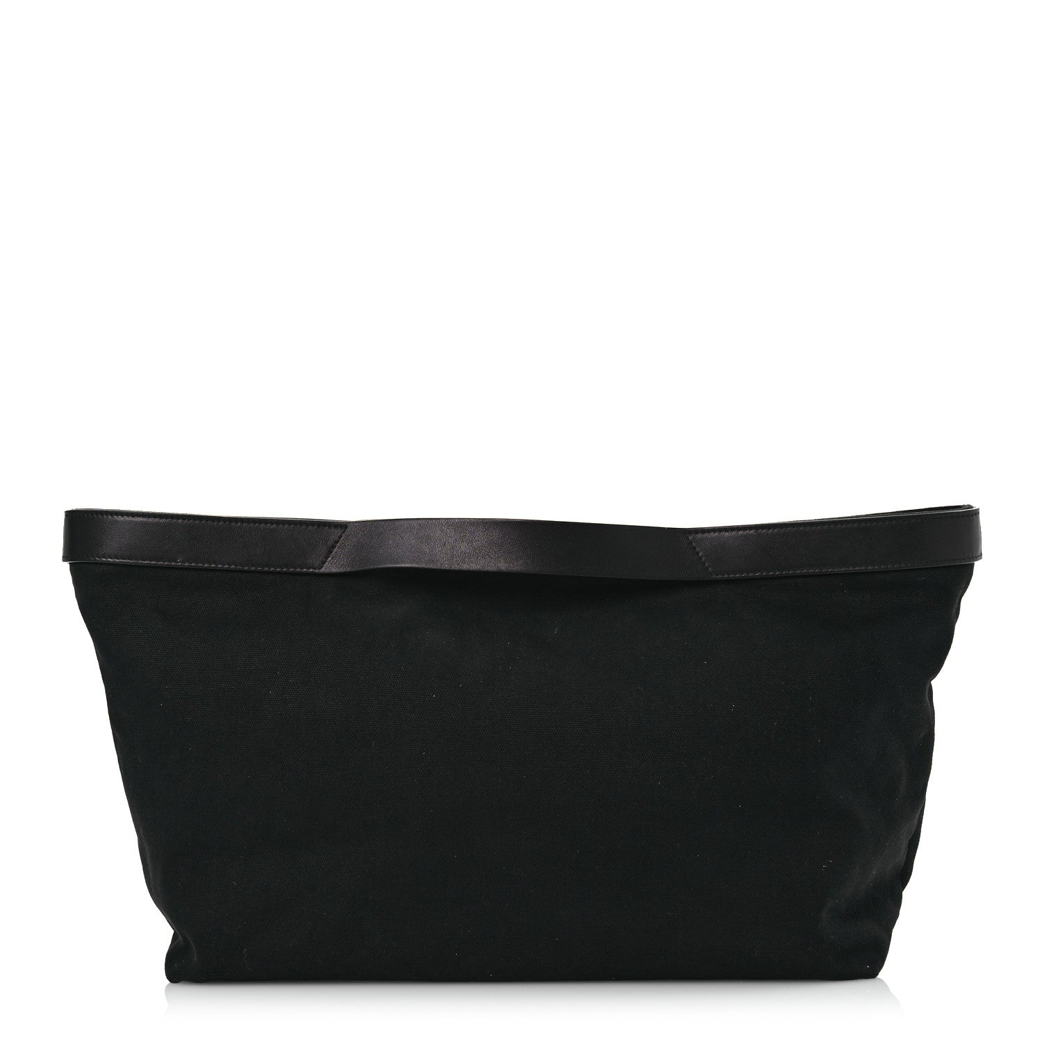 The Row Canvas Calfskin Kit Tote Black 1 of 10