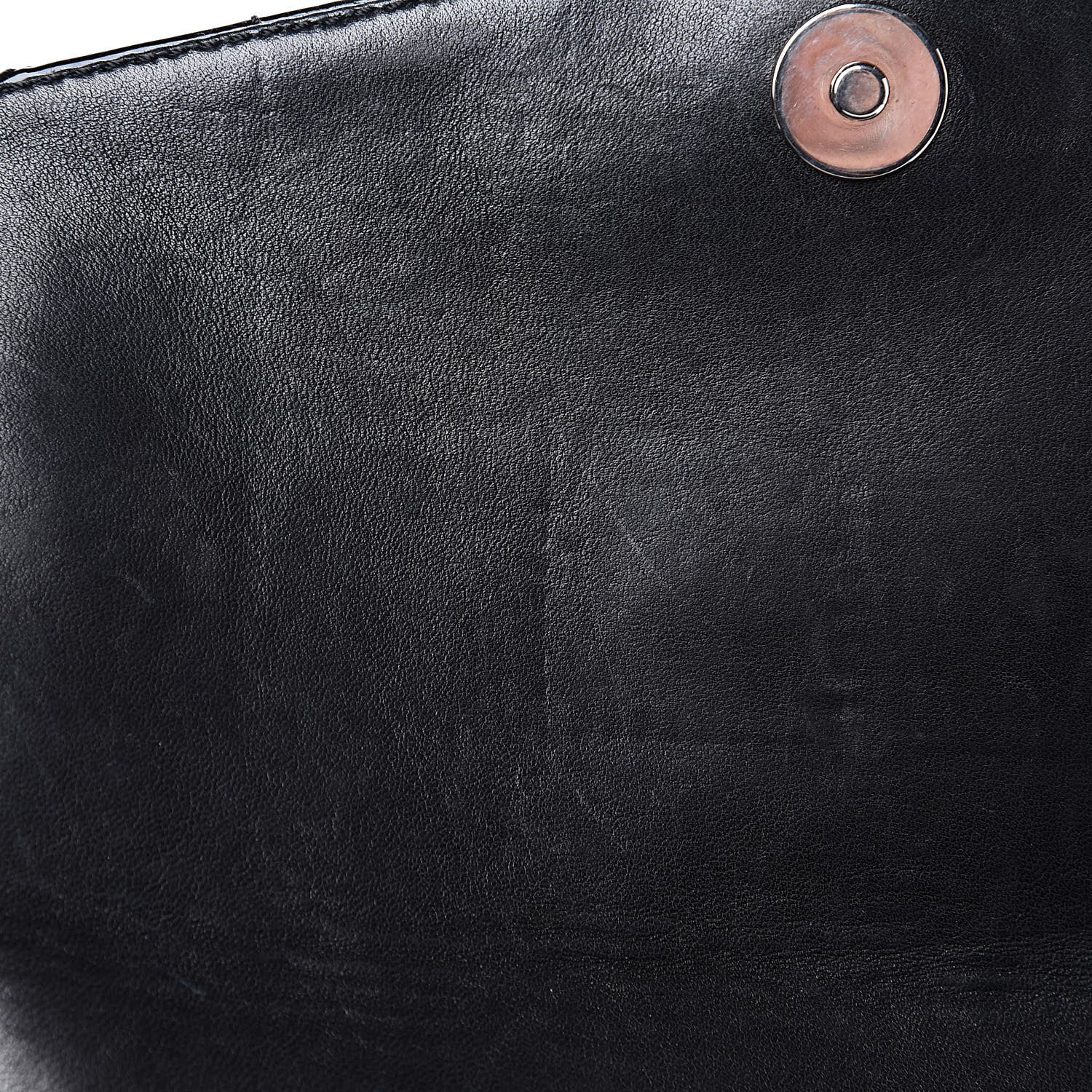 Chanel Patent Square Stitched CC Flap Clutch Black 10 of 11