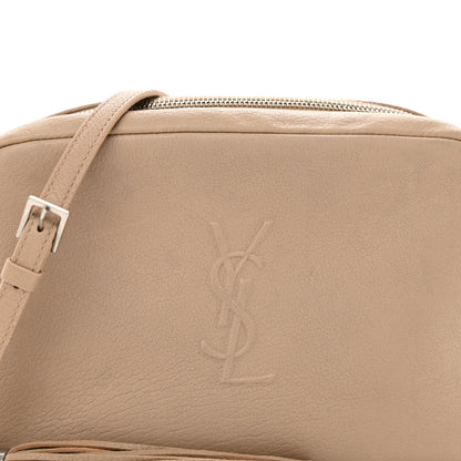Saint Laurent Lambskin Monogram Small Lou Camera Bag Dark Beige 8 of 21