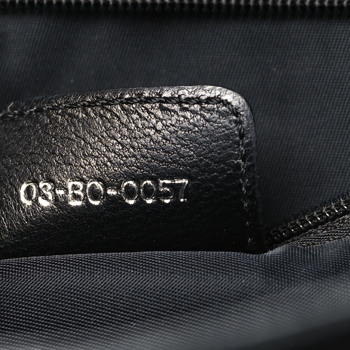 Canvas Diorissimo Buckle Messenger Black