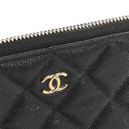 Chanel Caviar Quilted Small Cosmetic Case Black 8 of 12