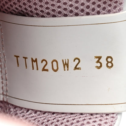 Valentino Garavani Calfskin Womens Backnet Sneakers 38 White Pink 10 of 12