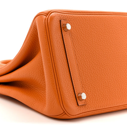 Hermes Togo BIRKIN 30 Orange 9 of 11