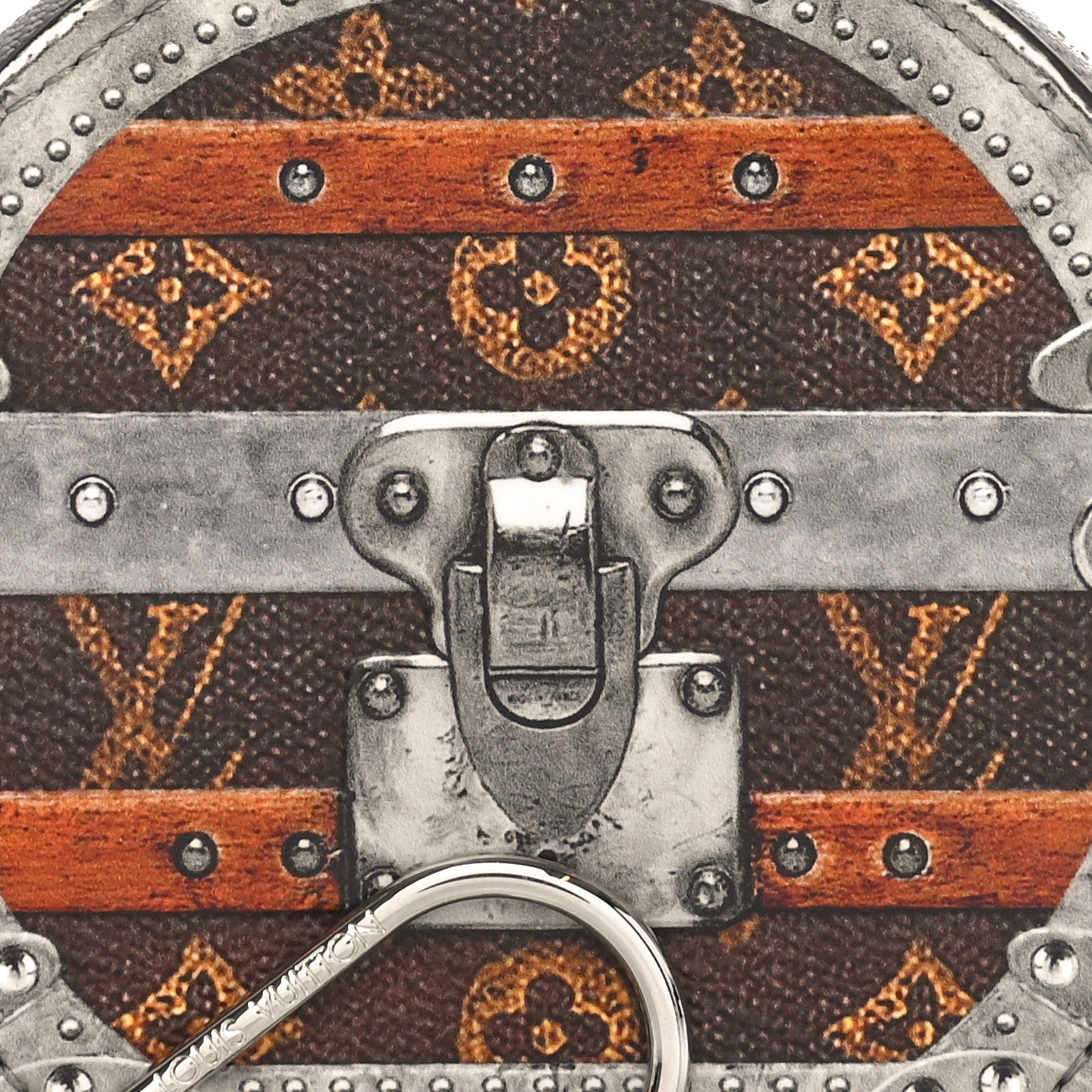 Louis Vuitton Transformed Monogram Time Trunks Micro Boite Chapeau Coin Purse Marron 7 of 9