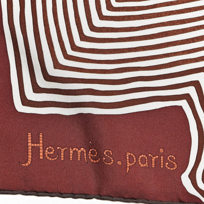 Hermes Silk Coupons Indiens Scarf 90 4 of 4