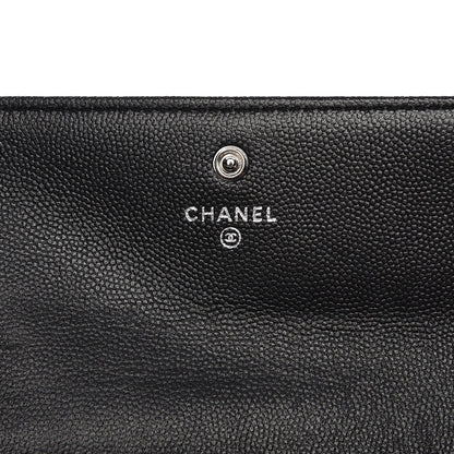 Chanel Caviar Quilted Boy Flap Wallet So Black 6 of 10