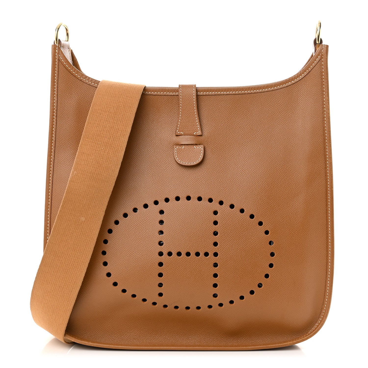 Hermes Epsom Evelyne GM Gold 1 of 12