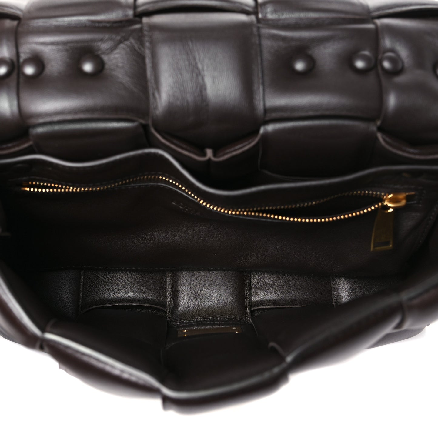 Lambskin Maxi Intreccio Padded Chain Cassette Crossbody Bag Fondant